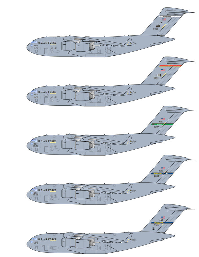 Caracal Models CD144017 1:144 Boeing C-17 Globemaster III