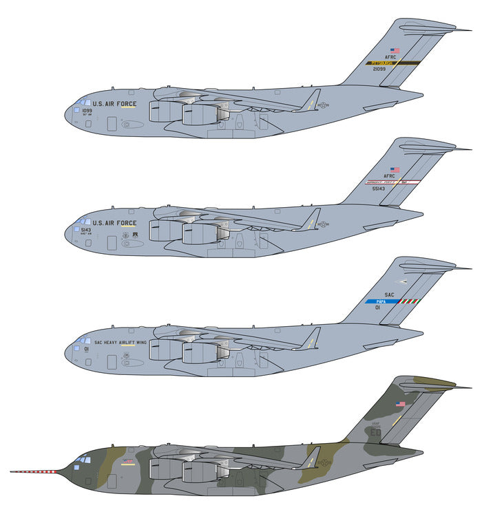 Caracal Models CD144017 1:144 Boeing C-17 Globemaster III