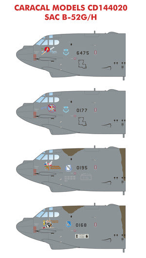 Caracal CD144020 1:144 SAC Boeing B-52G/H Stratofortress Decals