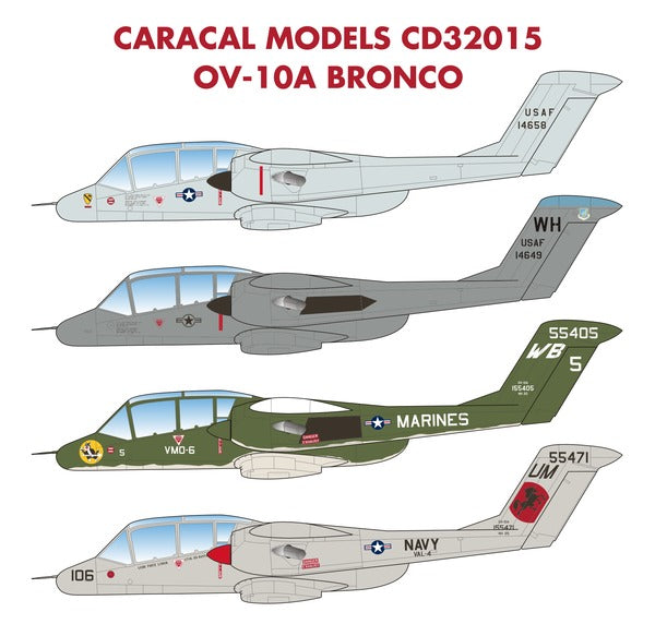 Caracal Models CD32015 1:32 North-American/Rockwell OV-10A Bronco