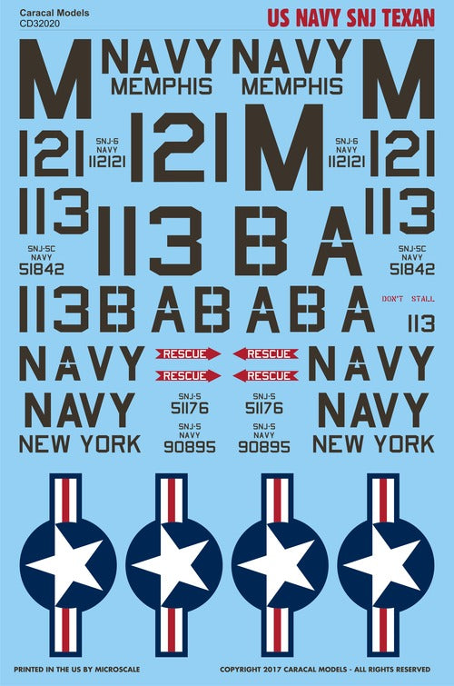 Caracal Models CD32020 1:32 North-American SNJ Texan U.S