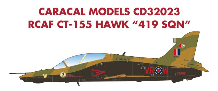 Caracal CD32023 1:32 RCAF CT-155 Hawk 419 Sqn Anniversary
