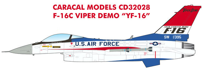 Caracal Models CD32028 1:32 Demo Lockheed-Martin F-16C