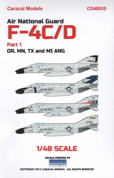 Caracal CD48035 1:48 ANG McDonnell F-4C/F-4D Phantom Part 1