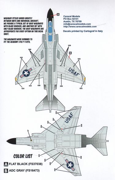 Caracal CD48035 1:48 ANG McDonnell F-4C/F-4D Phantom Part 1