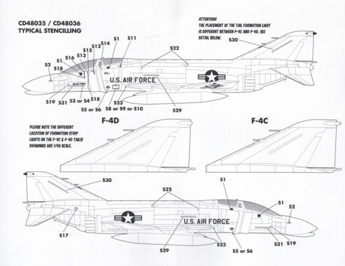Caracal CD48035 1:48 ANG McDonnell F-4C/F-4D Phantom Part 1