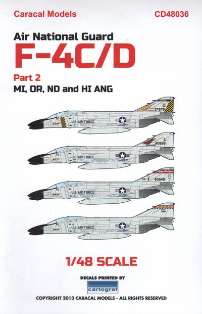 Caracal CD48036 1:48 ANG McDonnell F-4C/F-4D Phantom Part 2