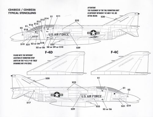 Caracal CD48036 1:48 ANG McDonnell F-4C/F-4D Phantom Part 2