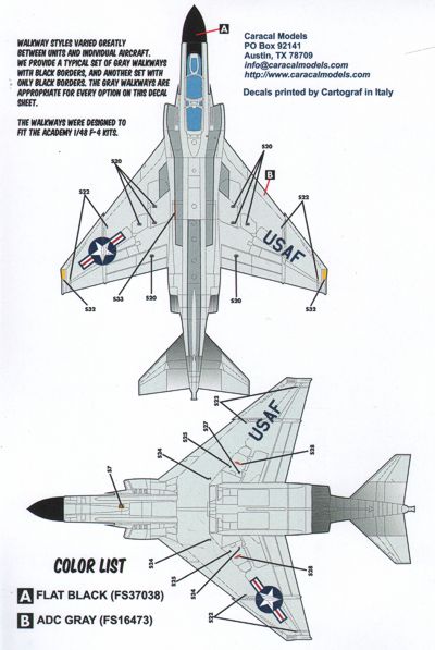 Caracal CD48036 1:48 ANG McDonnell F-4C/F-4D Phantom Part 2