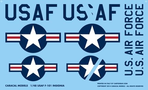 Caracal Models CD48058 1:48 Air National Guard McDonnell F-101B Voodoo Part 2: