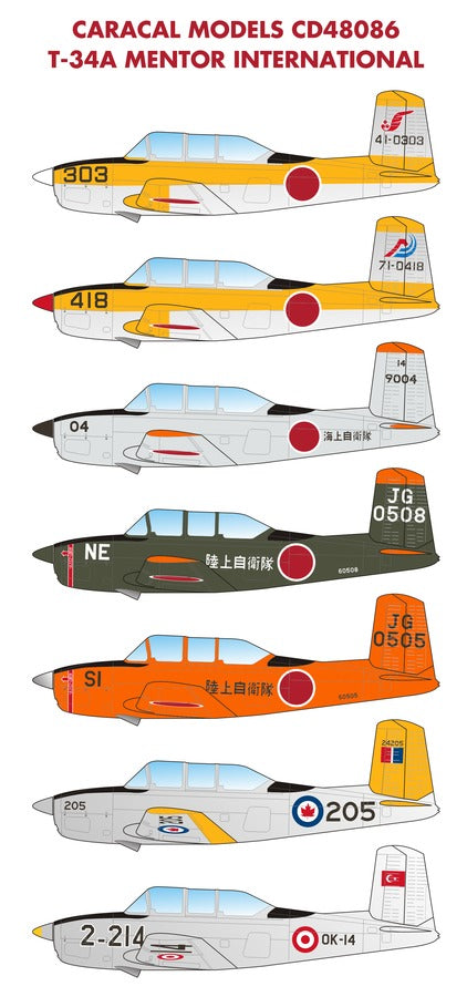 Caracal CD48086 1:48 Beechcraft T-34A Mentor International