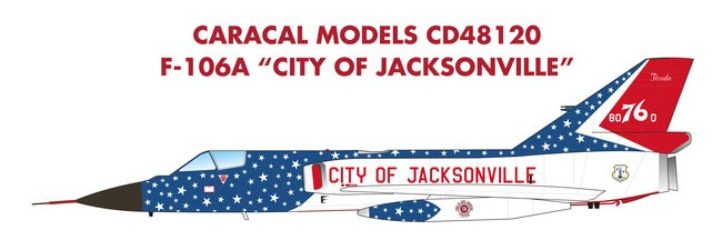 Caracal CD48120 1:48 Convair F-106A Delta Dart Jacksonville