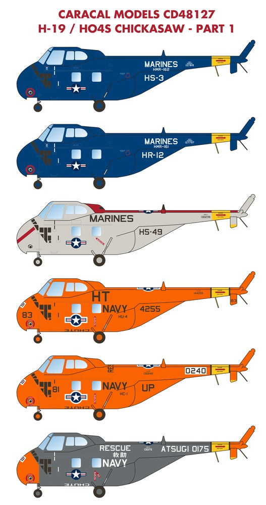 Caracal Models CD48127 1:48 Sikorsky H-19 / HO4S Chickasaw Part 1