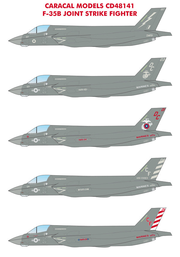 Caracal CD48141 1:48 Lockheed-Martin F-35B JSF Lightning II