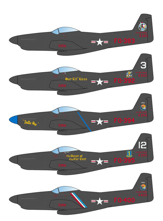 Caracal CD48146 1:48 North-American F-82 Twin Mustang Decals