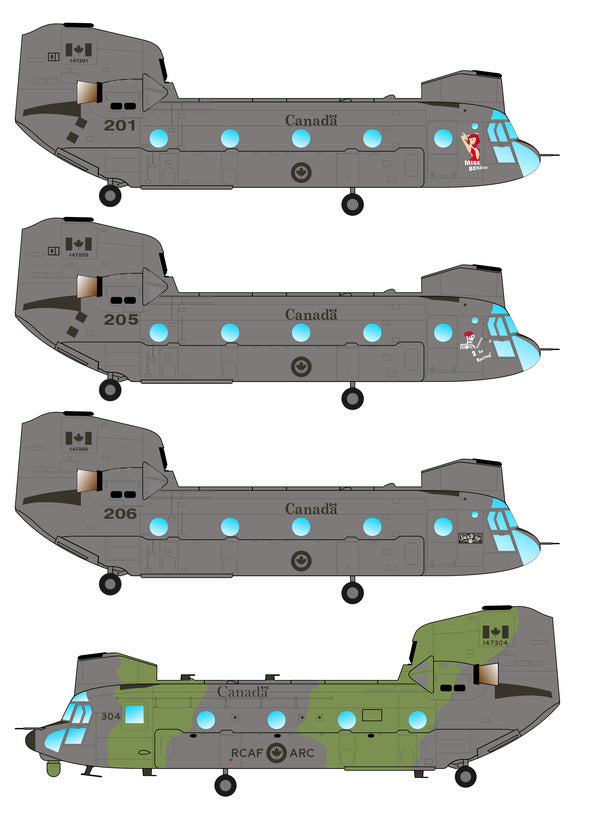 Caracal CD48148 1:48 Boeing CH-47 Chinook International Decals