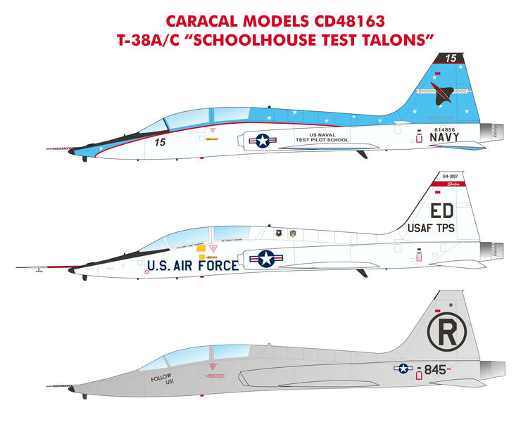 Caracal Models CD48163 1:48 USAF T-38A/C Talon