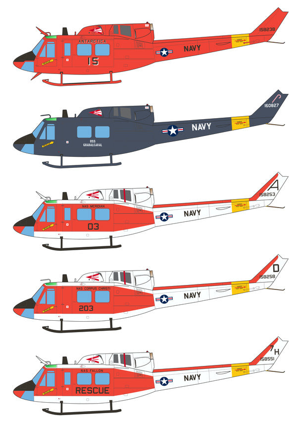 Caracal Models CD48181 1:48 Bell UH-1N Twin Huey