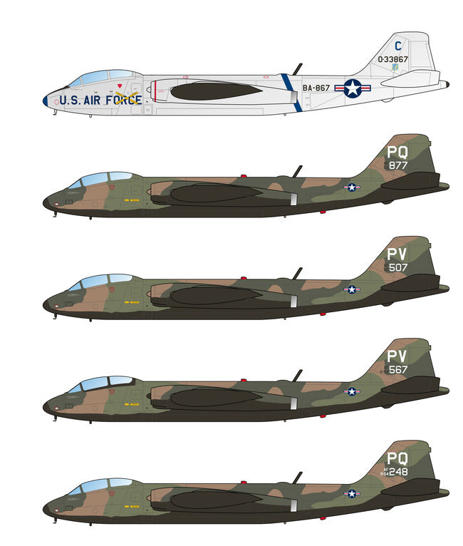 Caracal CD48220 1:48 Martin B-57 Canberra Vietnam War Decals