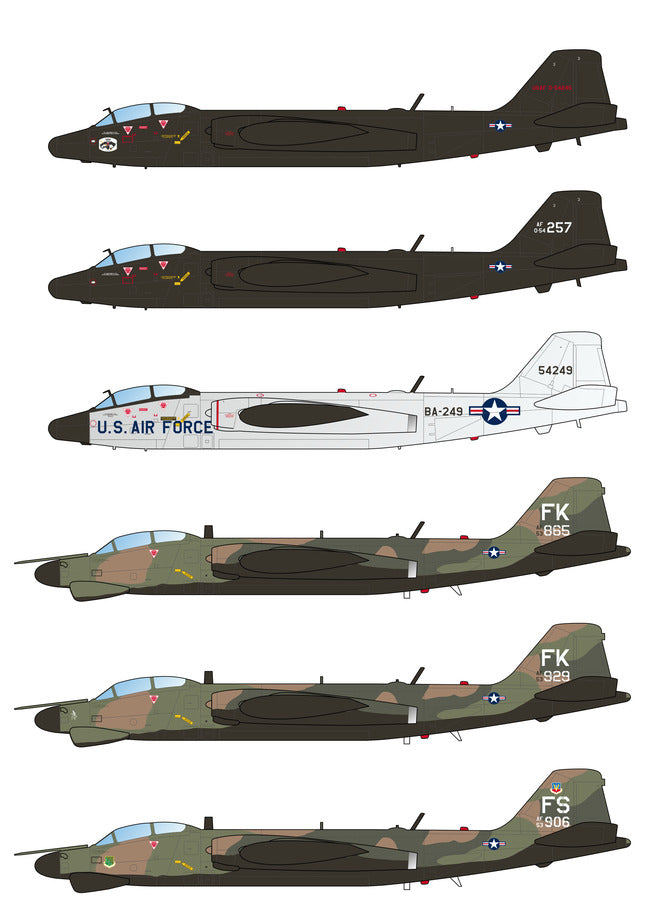 Caracal CD48220 1:48 Martin B-57 Canberra Vietnam War Decals