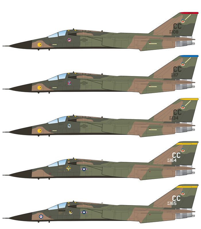 Caracal Models CD48223 1:48 General Dynamics F-111D Aardvark decal set