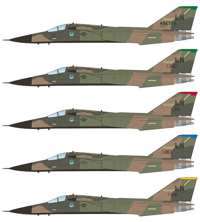 Caracal CD48234 1:48 General-Dynamics F-111F Aardvark Decal Set