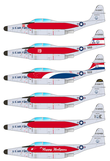 Caracal CD48235 1:48 Northrop F-89 Scorpion USAF Decal Set