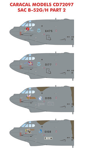Caracal Models CD72097 1:72 Strategic Air Command Boeing B-52G/H Stratofortress