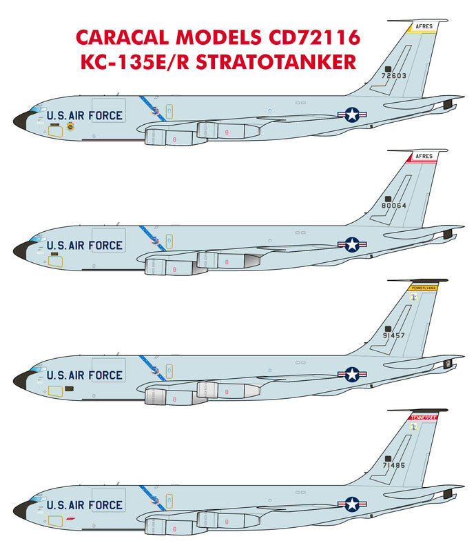 Caracal Models CD72116 1:72 Boeing KC-135E/R Stratotanker