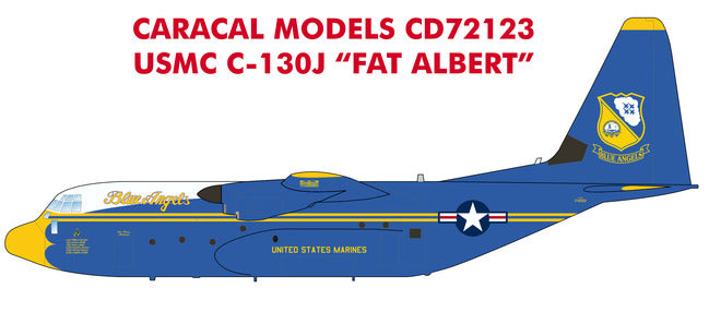 Caracal Models CD72123 1:72 USMC Lockheed C-130J "Fat Albert"