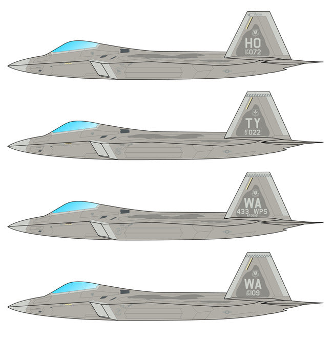 Caracal Models CD72138 1:72 Lockheed-Martin F-22A Raptor