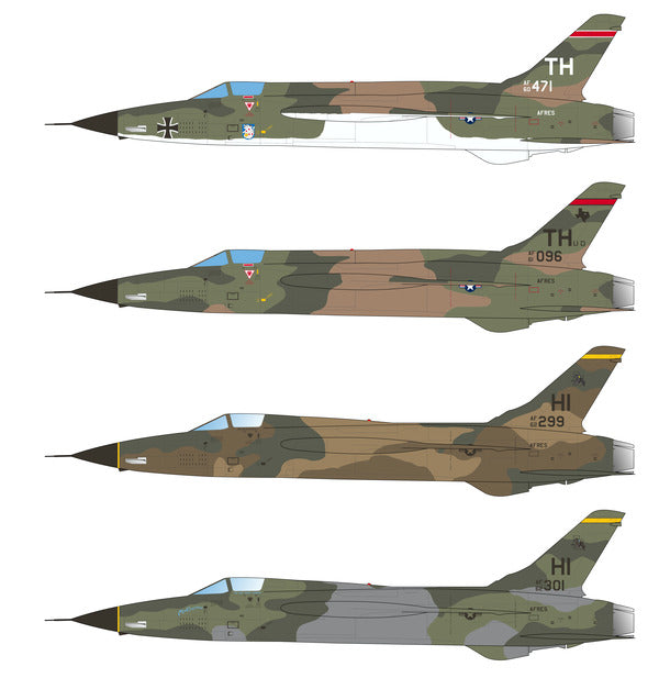 Caracal CD72144 1:72 USAF Republic F-105B/D Thunderchief Decals