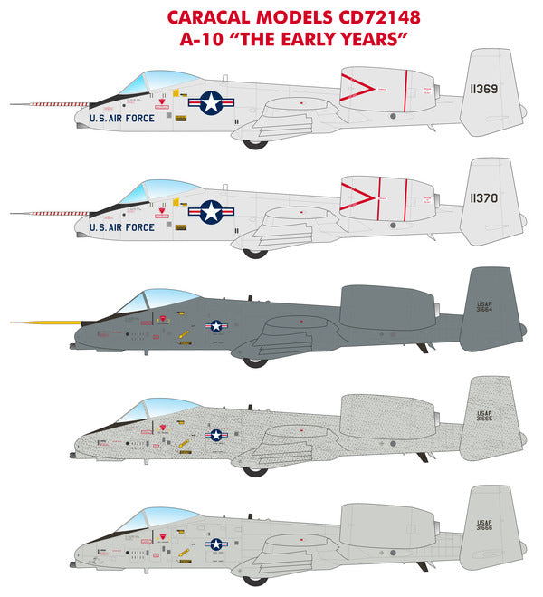 Caracal Models CD72148 1:72 Fairchild A-10 "Warthog"
