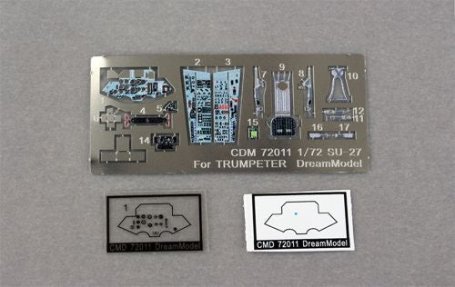 Dream Model CDM72011 1:72 Cockpit PE for Sukhoi Su-27