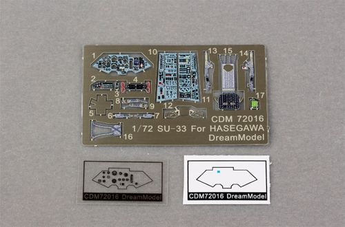 Dream Model CDM72016 1:72 Cockpit PE for Sukhoi Su-33