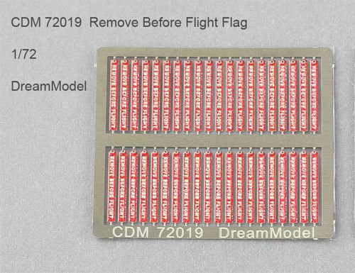 Dream Model CDM72019 1:72 REMOVE BEFORE FLIGHT FLAG