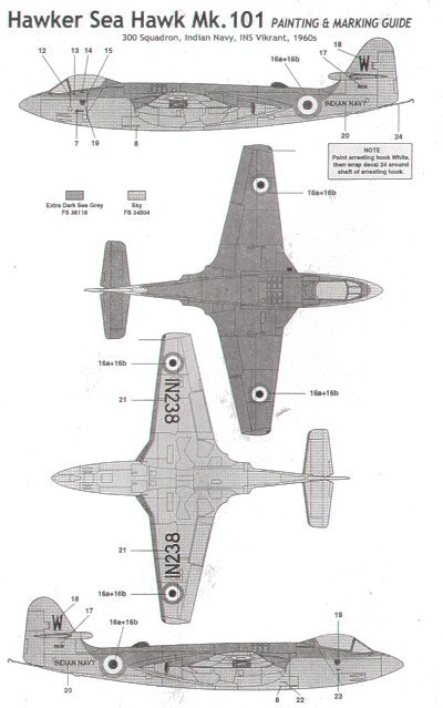 Classic Airframes CF490D 1:48 Hawker Sea Hawk Mk.101