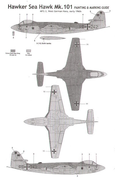 Classic Airframes CF490D 1:48 Hawker Sea Hawk Mk.101