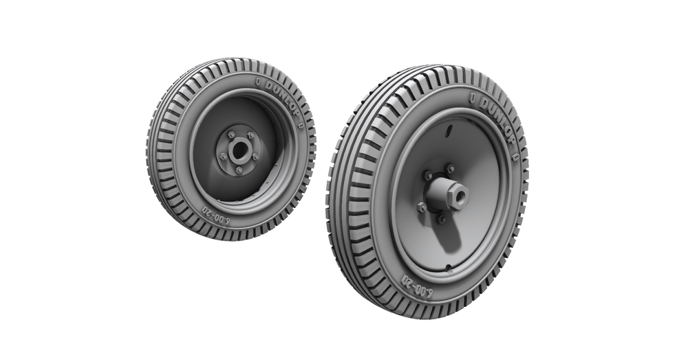 CMK/Czech Master Kits CMB72107 1:72 15cm Nebelwerfer 41 / 3,7 cm PaK 36 wheels