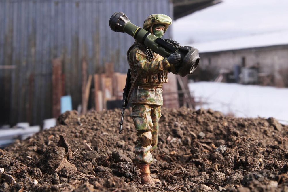 CMK/Czech Master Kits CMF35379 1:35 Ukranian Soldier with NLAW and AK-74MN