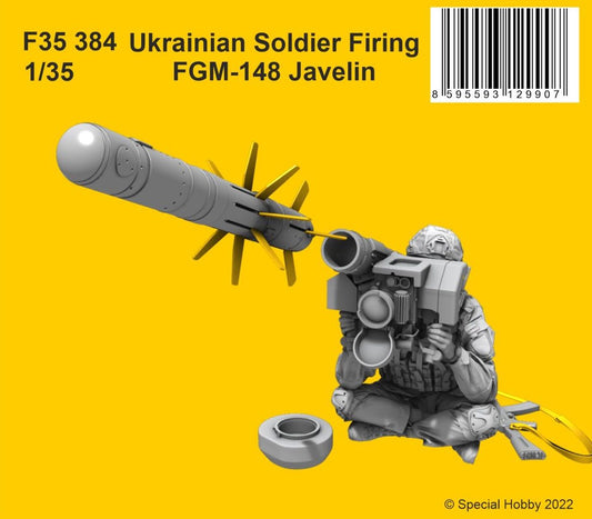 CMK CMF35384 1:35 Ukrainian Soldier Firing FGM-148 Javelin