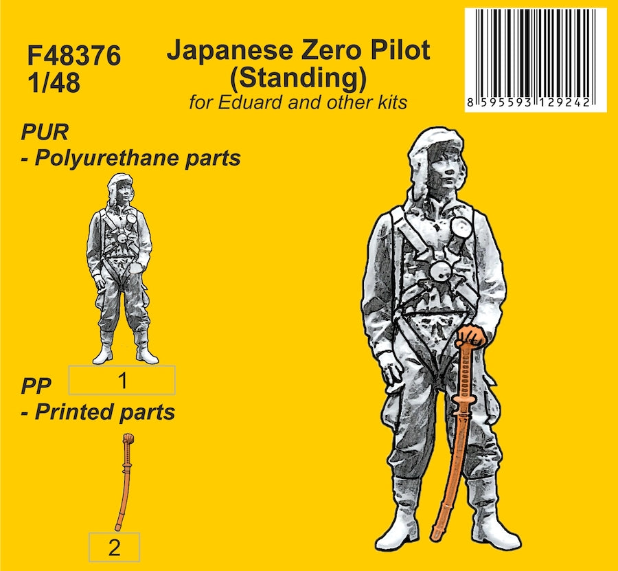 CMK/Czech Master Kits CMF48376 1:48 Japanese Zero Pilot