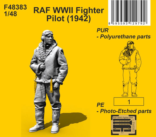 CMK/Czech Master Kits CMF48383 1:48 RAF WWII Fighter Pilot