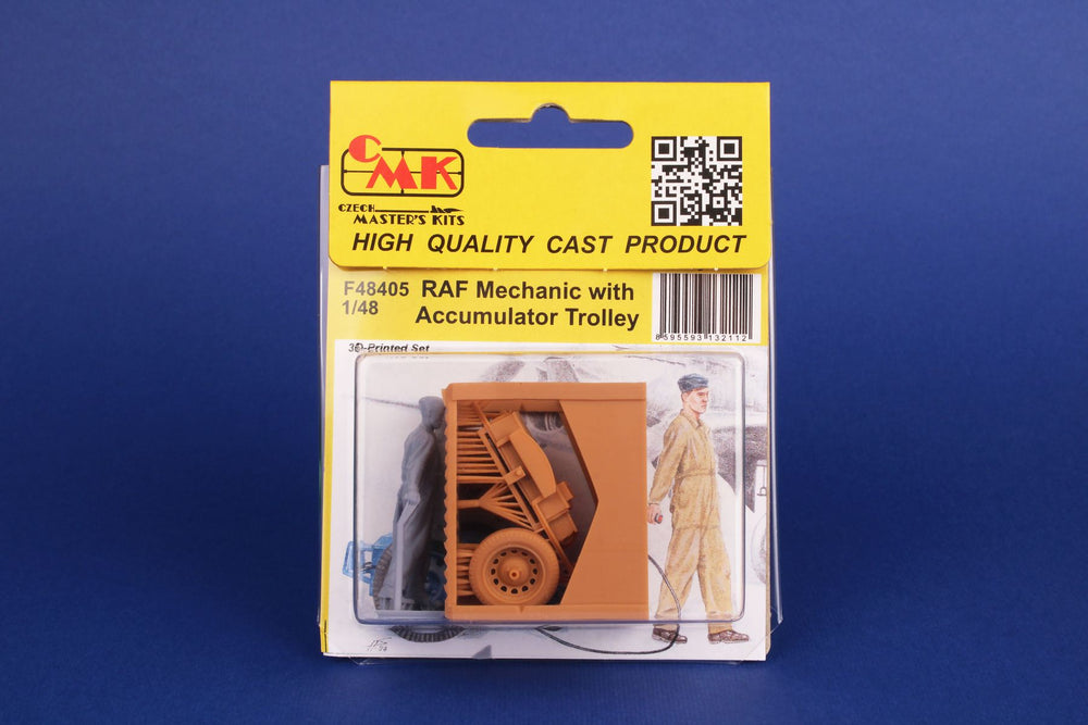 CMK CMF48405 1:48 RAF Mechanic with Accumulator Trolley