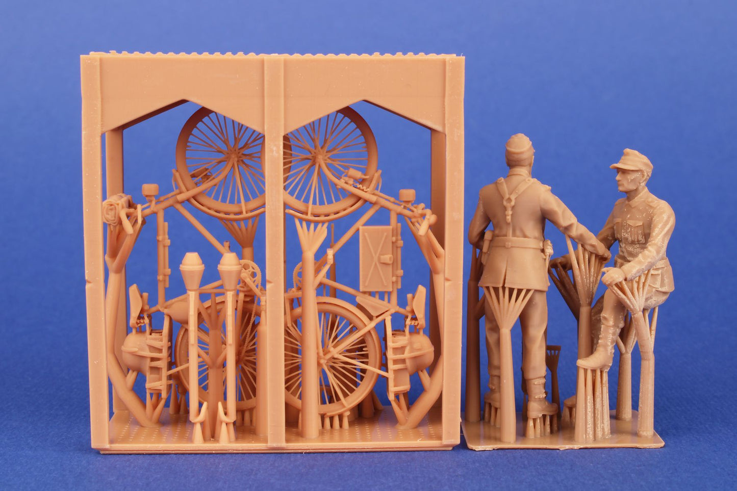 CMK/Czech Master Kits CMF48406 1:48 Wehrmacht Soldiers with Military Bicycles