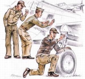 CMK/Czech Master Kits CMF72114 1:72 US Army mechanics WWII x 3