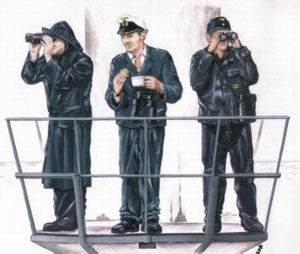 CMK/Czech Master Kits CMF72116 1:72 3 x crew figures for U-Boat Type VIIc