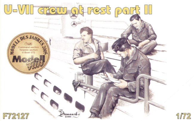 CMK CMF72127 1:72 U-Boat Type VIIc Crew at Rest Set 2 Figures