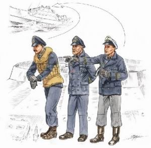 CMK/Czech Master Kits CMF72158 1:72 S-100 Schnellboot Bridge Crew figures x 3
