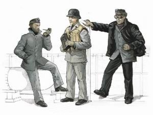 CMK/Czech Master Kits CMF72159 1:72 S-100 Schnellboot Deck Crew figures x 3